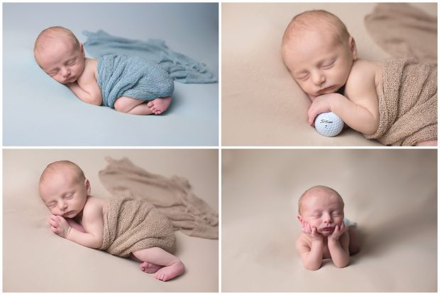 Newborn boy at Whitney D Photography in Conway Arkansas
