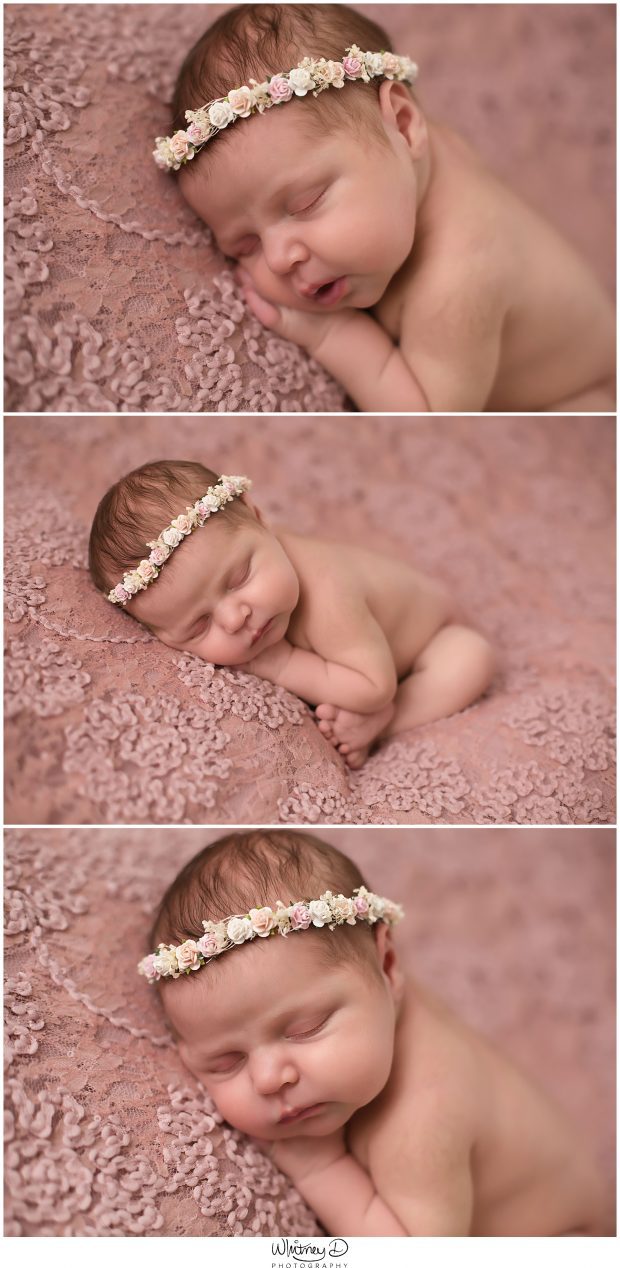 Newborn posed at Whitney D. Photography in Conway, Arkansas