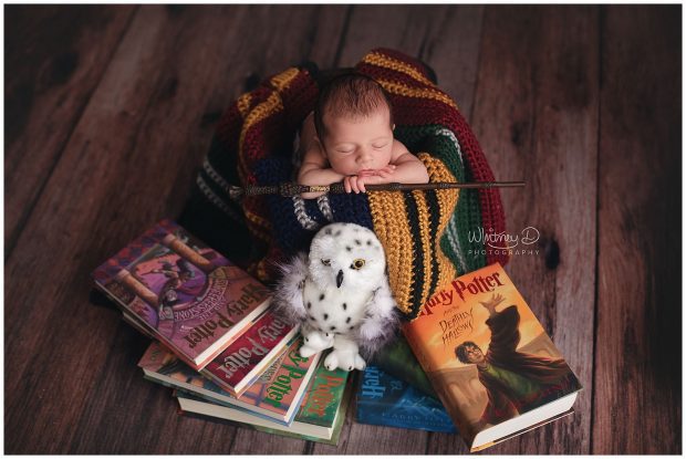Newborn Harry Potter at Whitney D. Photography in Conway, Arkansas