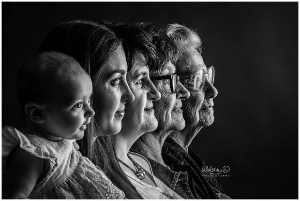 Five Generation photo at Whitney D. Photography in Conway, Arkansas