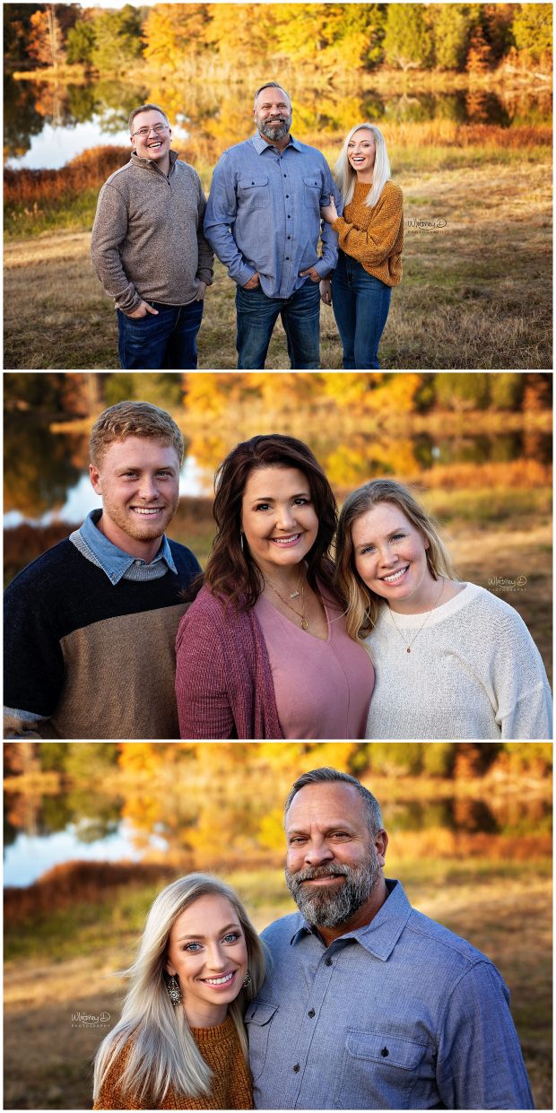 Adult children with parents at Whitney D. Photography in Conway, Arkansas