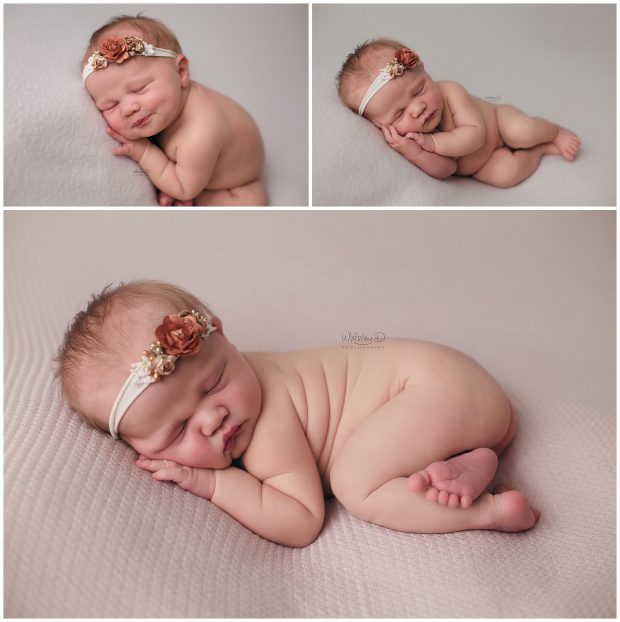 Posed Newborn girl at Whitney D. Photography in Conway, Arkansas