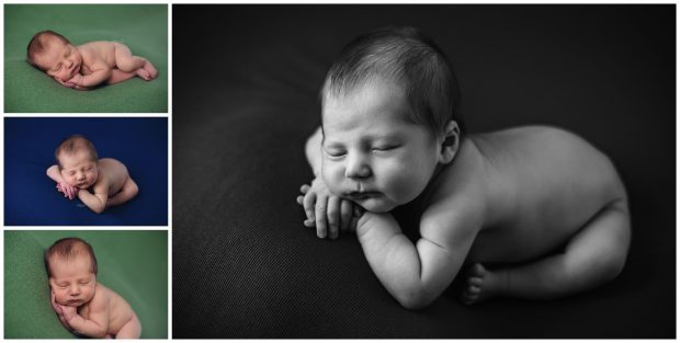 Newborn baby boy at Whitney D. Photography in Conway, Arkansas